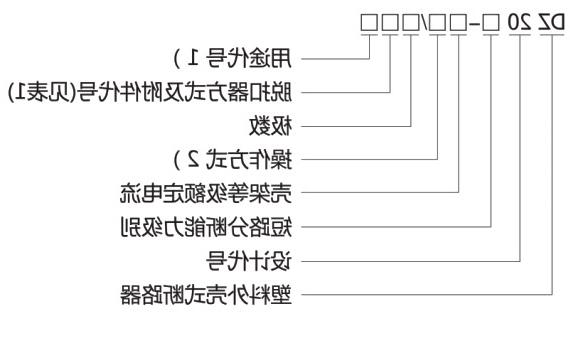 DZ20系列塑壳断路器-官方赌博平台集团